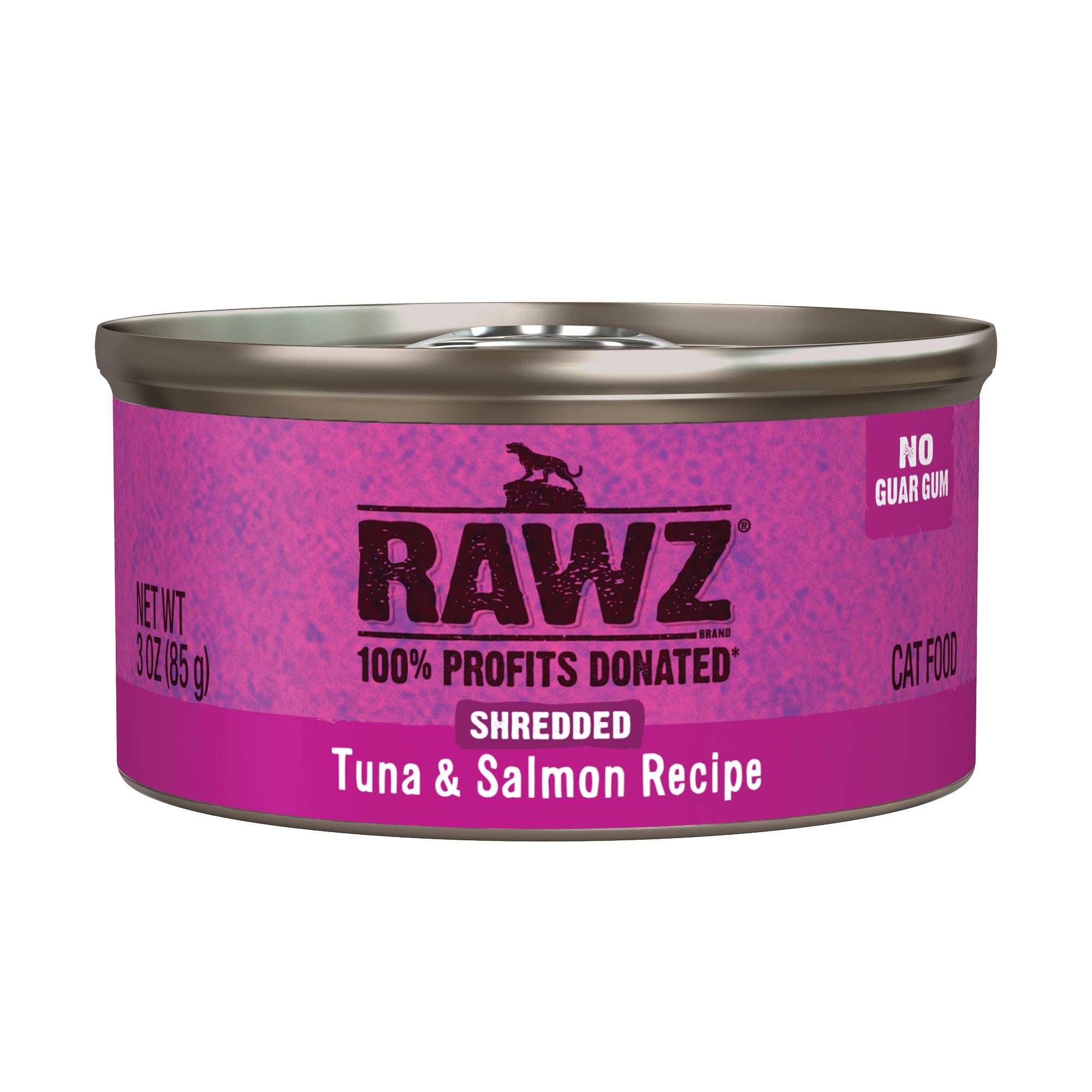 Boîte Rawz chat thon saumon 3oz, repas humide pratique.