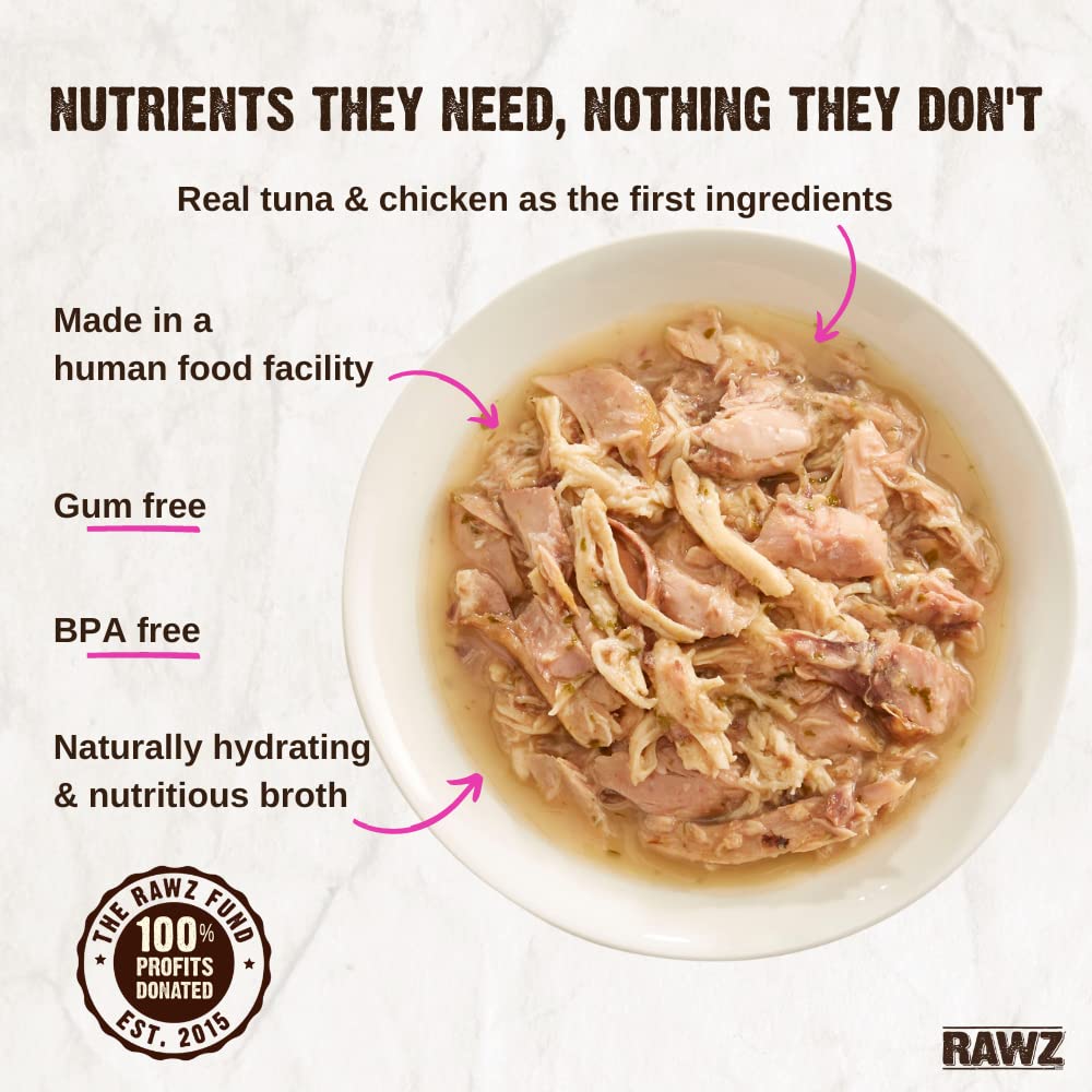 Rawz boîtes 5,5 oz sans BPA pour une alimentation naturelle