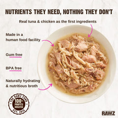 Rawz boîtes 5,5 oz sans BPA pour une alimentation naturelle
