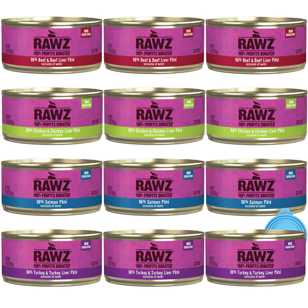 Rawz pâté chat dinde et foie, protéines de qualité pour le repas.