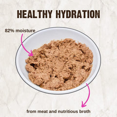 Rawz pâté chat saumon, saveur appréciée et source de protéines.