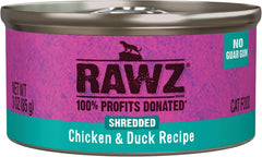 Rawz chat-poulet-canard-bouillon : repas humide réconfortant et hydratant.