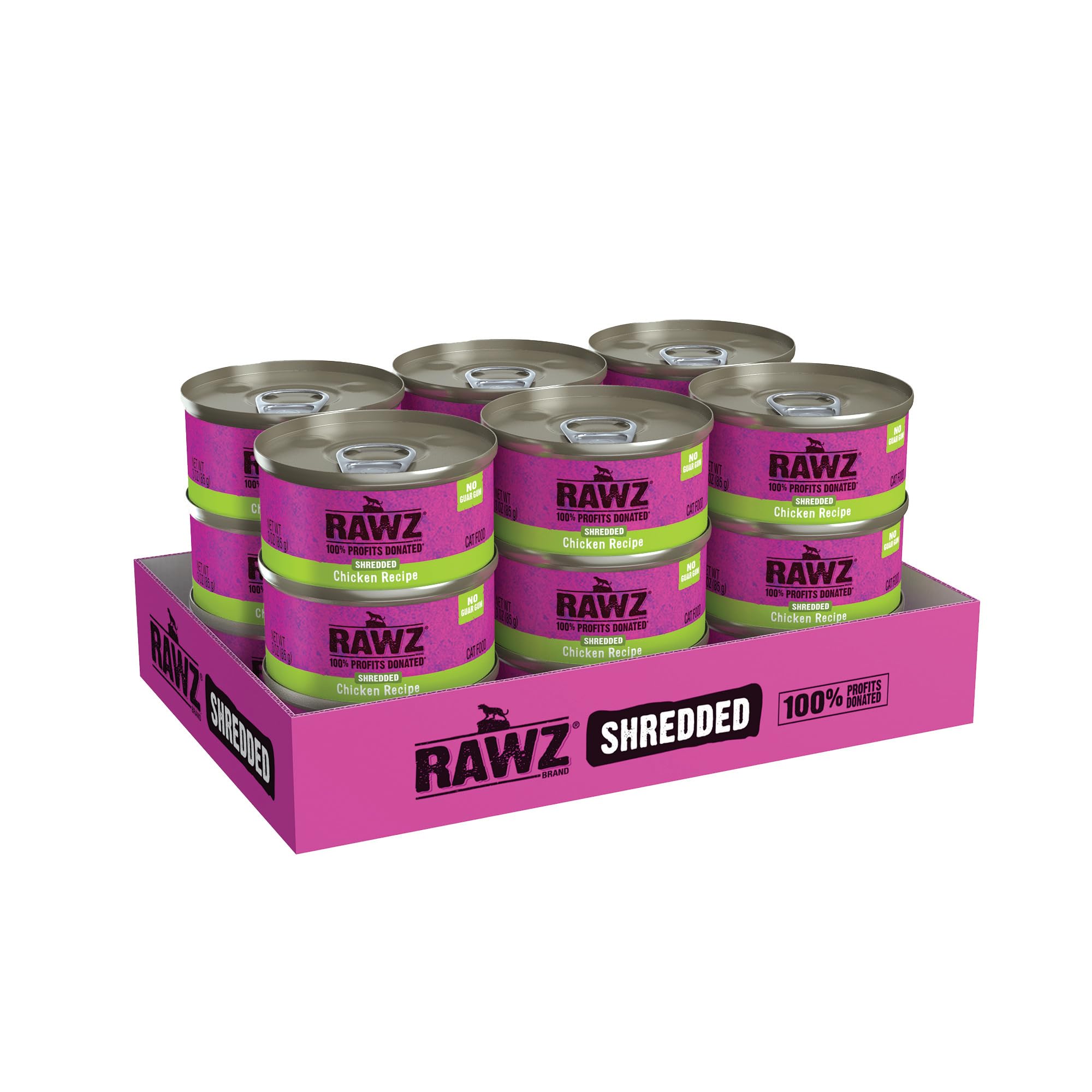 Rawz chat – conserve sans BPA, sécurité alimentaire et simplicité d’utilisation.