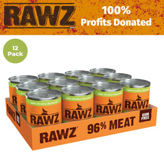 Étiquette Rawz sans additifs, ingrédients naturels et transparence.