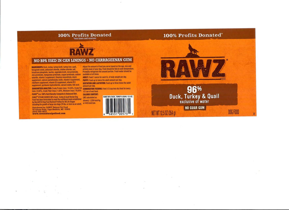 Rawz nutritionnellement complet – matière première de qualité pour des repas équilibrés.