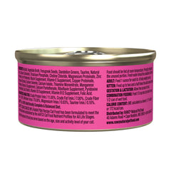 Rawz Pâté Chat Lapin, boîte ouverte prête à servir une portion.