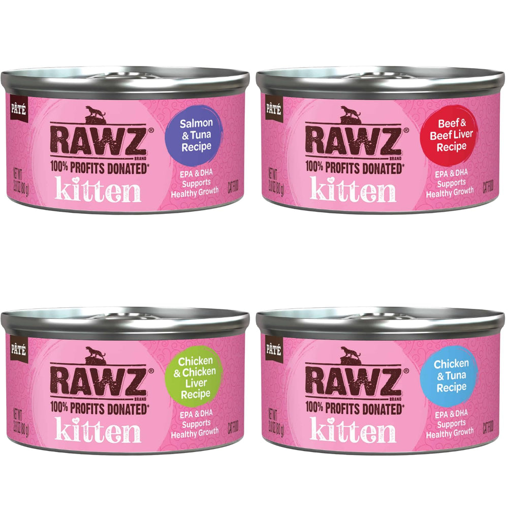 Rawz chaton pâté poulet - boîte, saveur savoureuse et humidité élevée