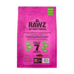 Rawz protéine élevée poulet-dinde: texture riche pour repas équilibré.