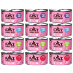 Rawz chaton pâté saumon - boîte, protéines et hydratation naturelle pour chaton