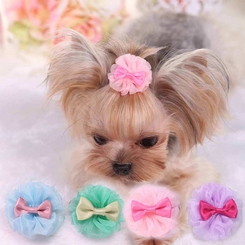 RayMinsino broche poil chat rose, accessoire élégant pour un look festif.