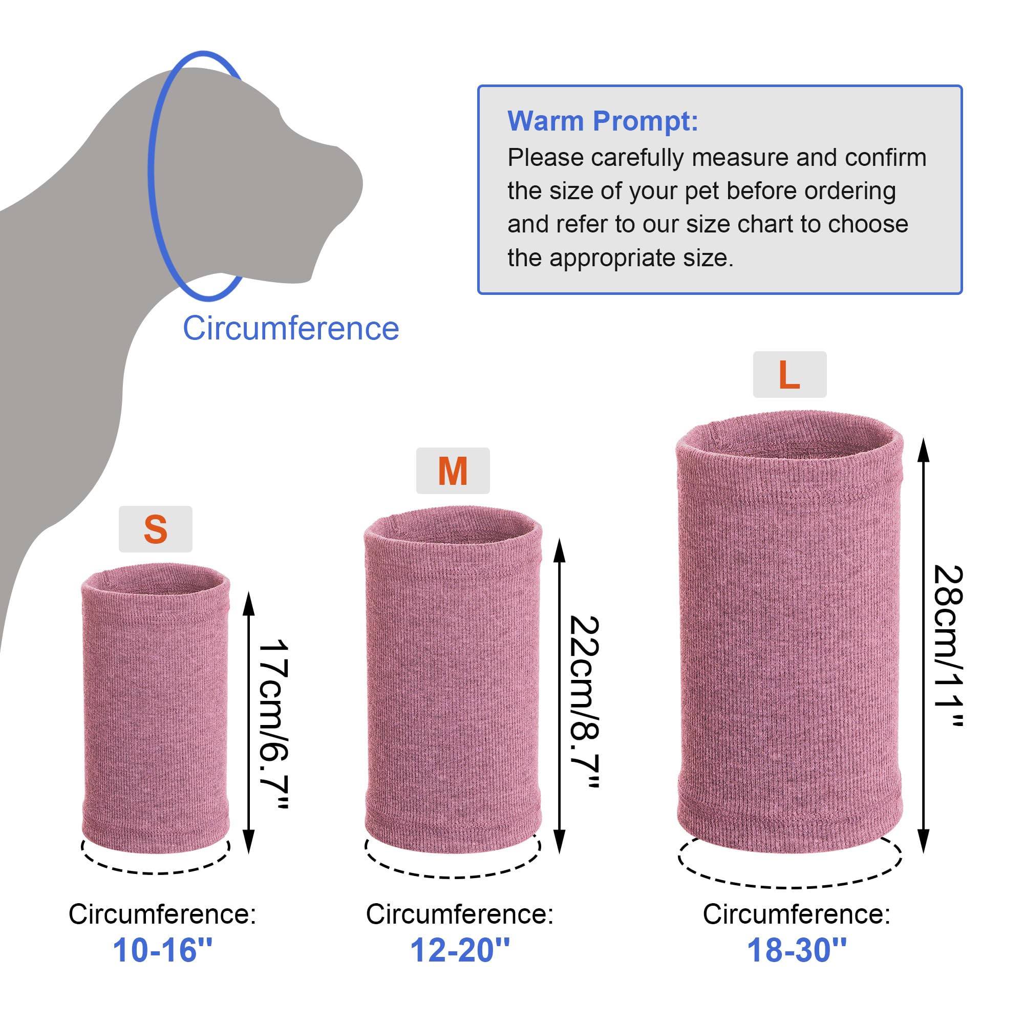Rbenxia bandeau pour chien rose, maintient les oreilles au chaud lors des balades.