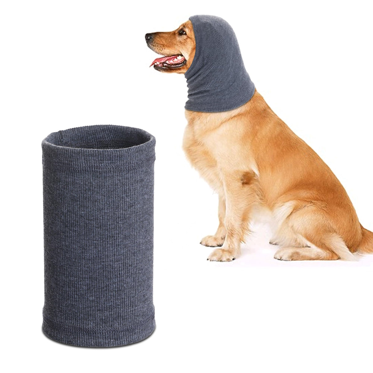 Rbenxia Cache-oreilles pour chien capuche douce protège du bruit et du froid