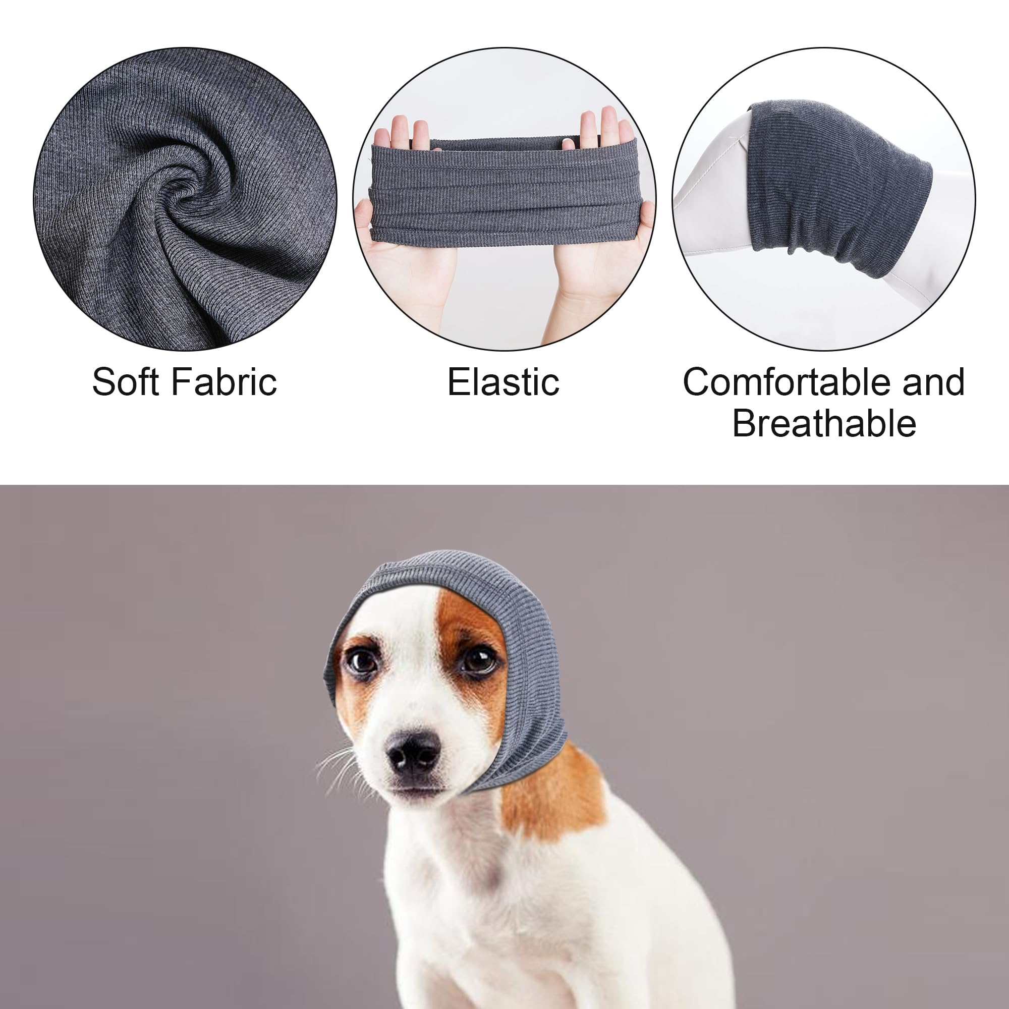 Rbenxia Serre-tete doux pour chien garde les oreilles au chaud