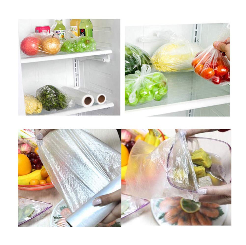 RBHK sacs protection aliments transparents, pour légumes et produits restant visibles et protégés.