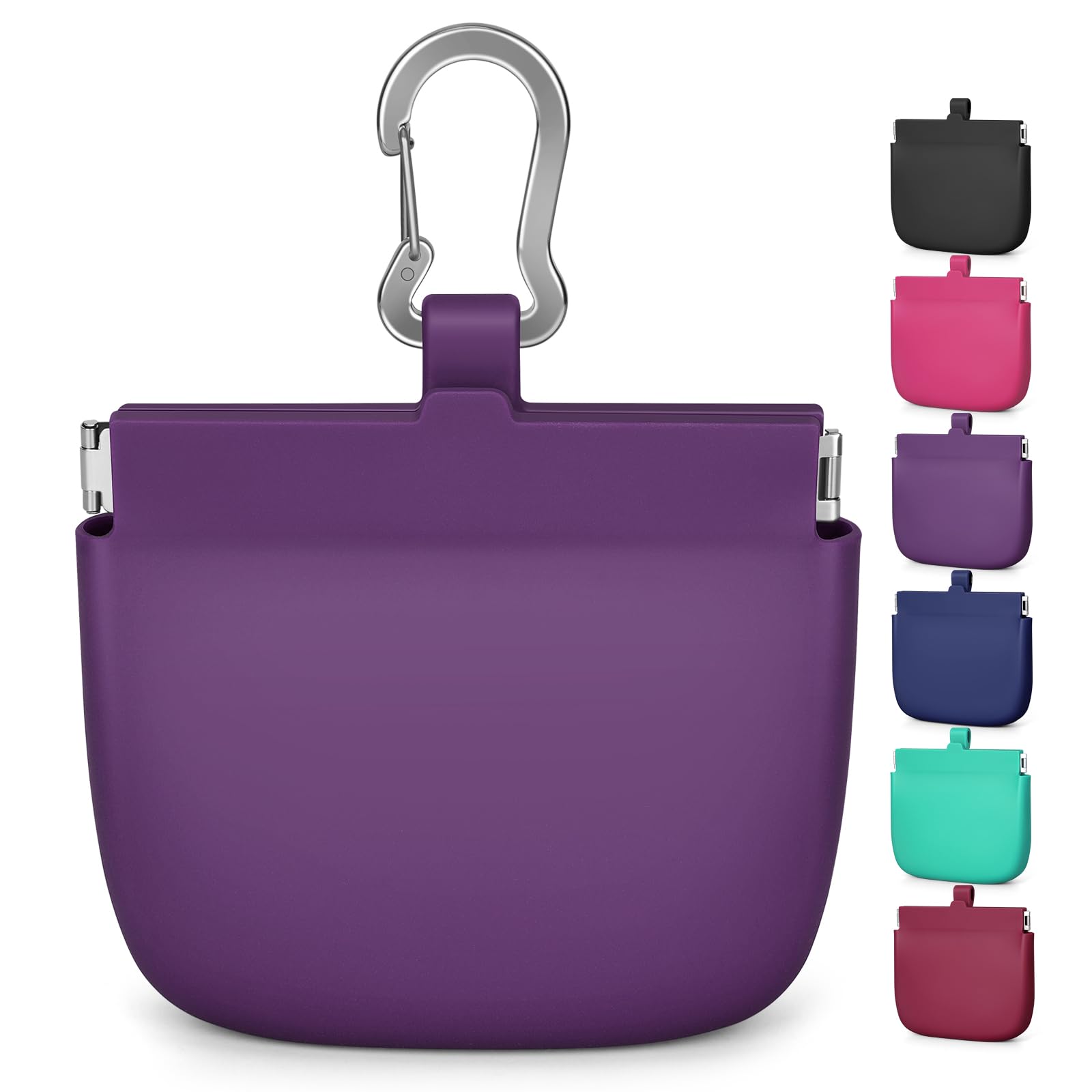RBibei sac silicone violet, vue avant prêt pour l'entraînement sans odeur