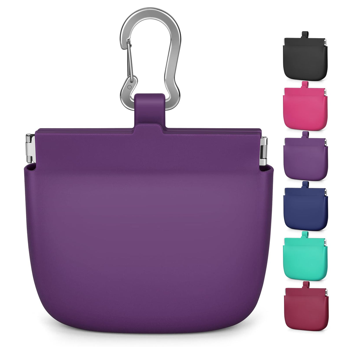 RBibei sac silicone violet, vue avant prêt pour l'entraînement sans odeur