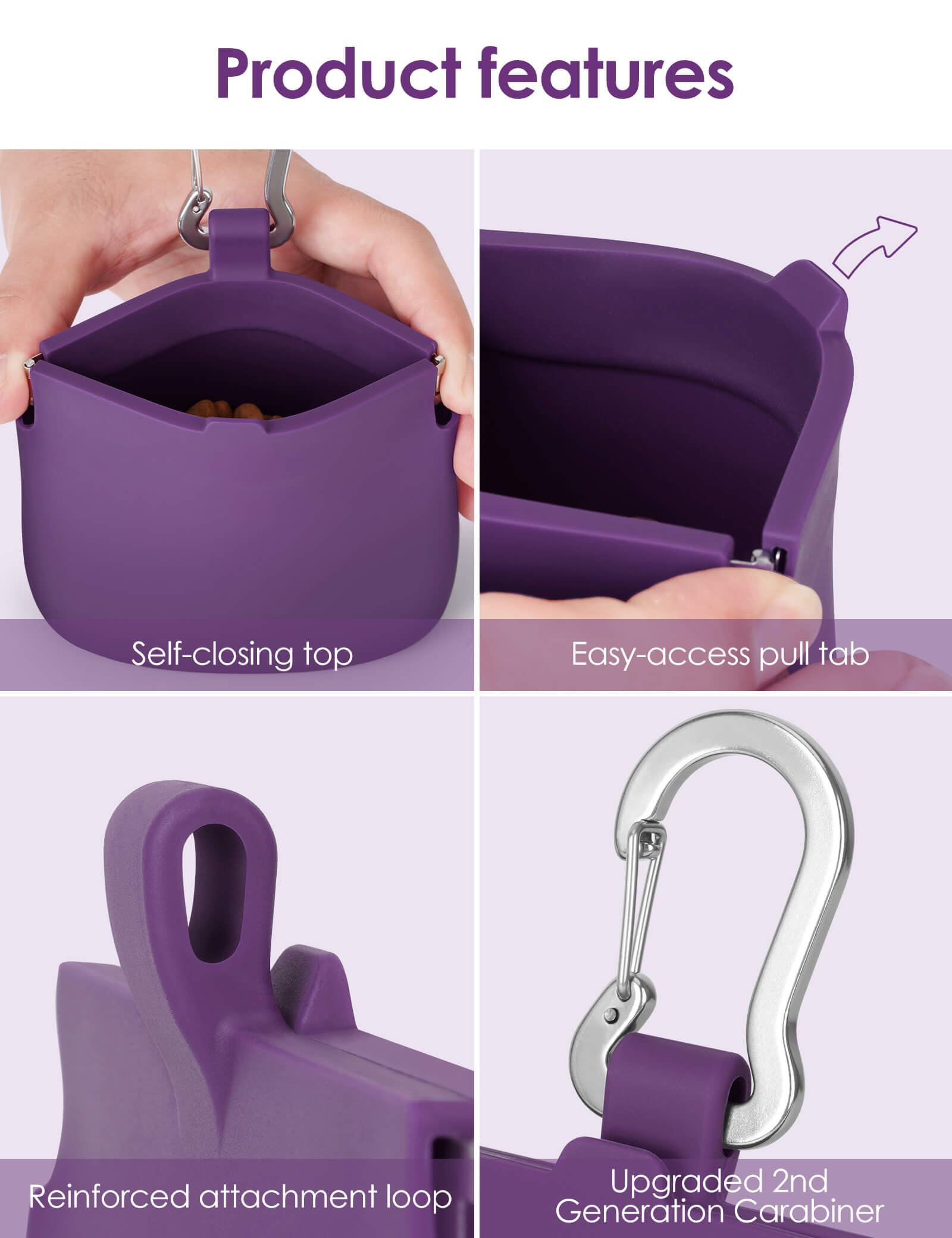 RBibei silicone durable et nettoyage facile, surface imperméable