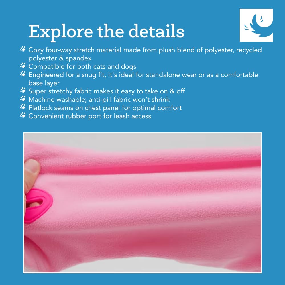 RC Pet Baseline Fleece – texture extensible quadri-directionnelle pour plus de liberté.