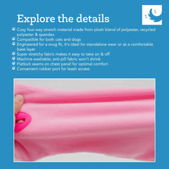 RC Pet Baseline Fleece – texture extensible quadri-directionnelle pour plus de liberté.