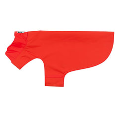 RC Pet Products Delta Rain Slicker, vue avant, protège le pelage du chien sous la pluie.