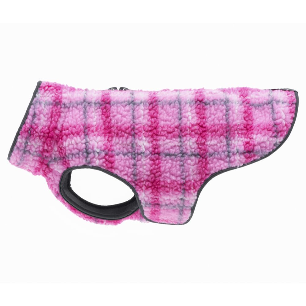 RC Pets Tundra Fleece double couche, gros plan sur l'isolation chaude pour l'hiver.