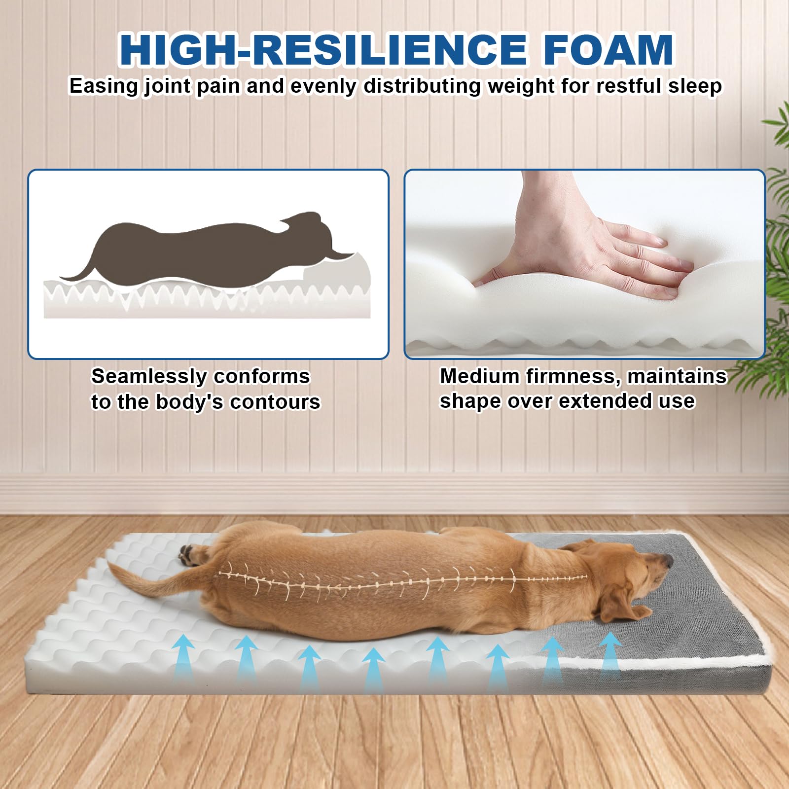 Housse lavable en machine RC SLL pour lit chien