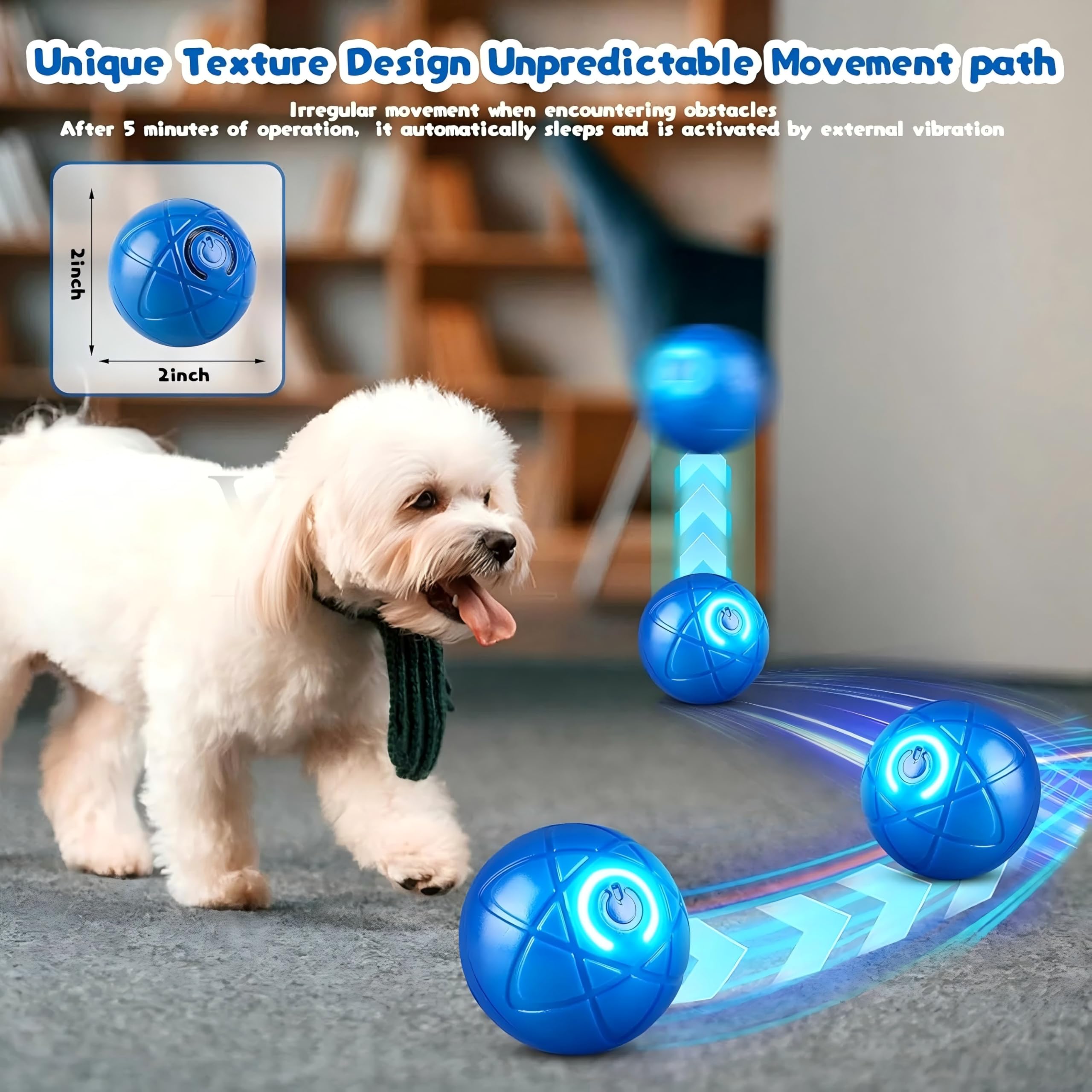 Rcxnm balle avec corde attachée, offre une option de jeu varié.