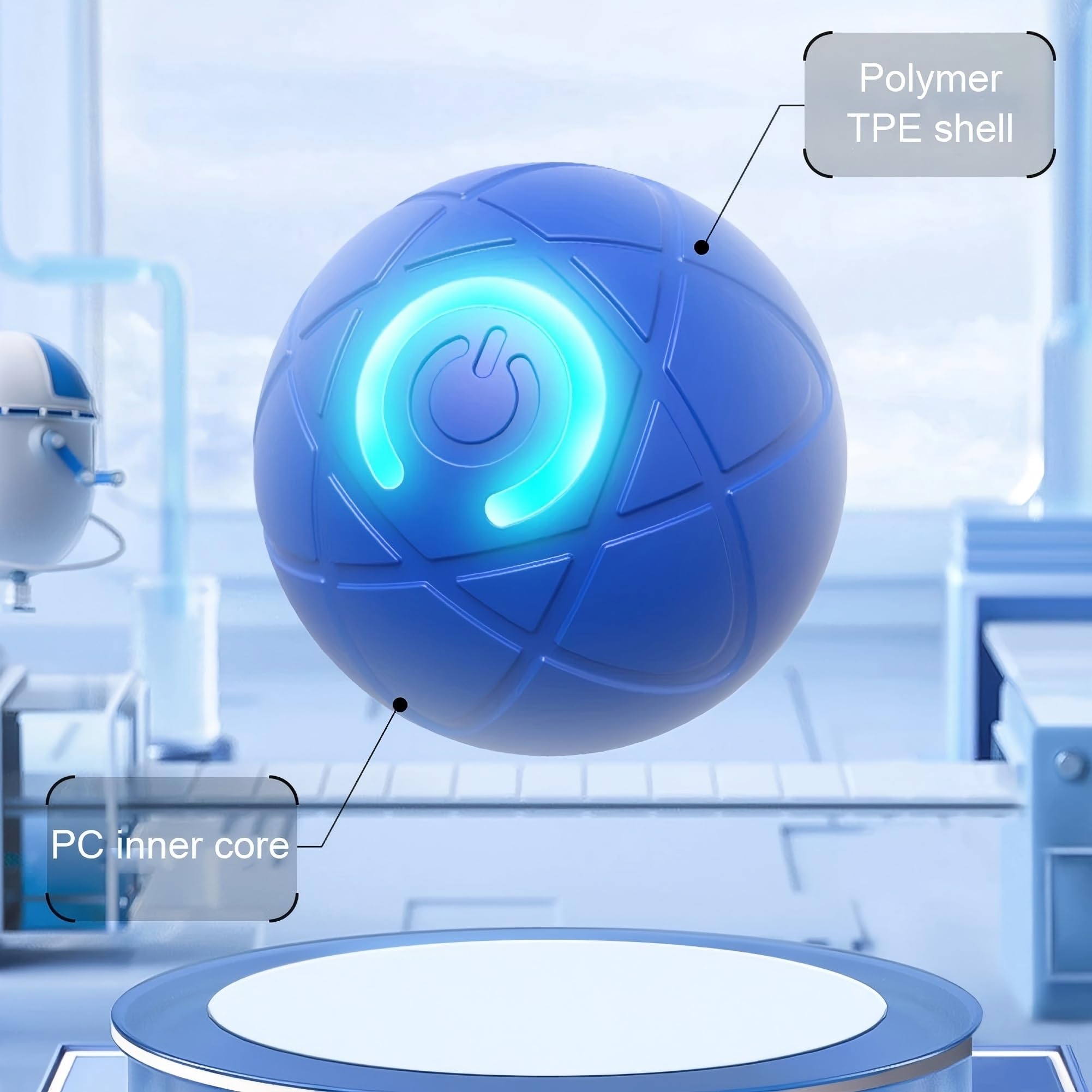 Rcxnm balle sphérique durable, facile à manipuler dans les espaces restreints.
