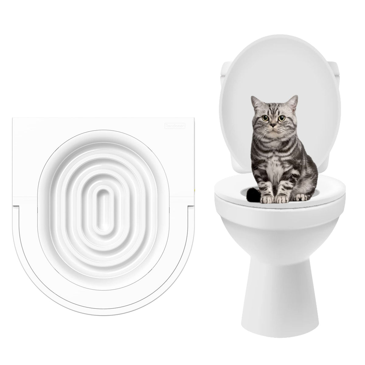 READAEER kit-dentrainement-toilette-chat: démonstration claire pour l'apprentissage