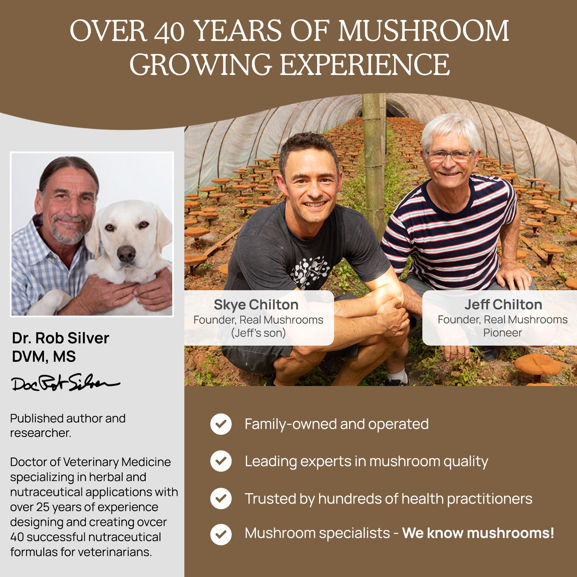 Real Mushrooms Lion’s Mane pour animaux – qualité et traçabilité garanties.