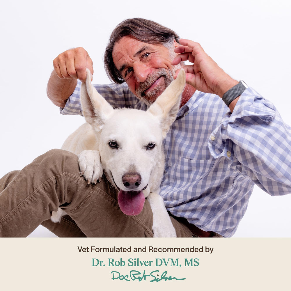 Real Mushrooms Pet Defenders – dosage quotidien en poudre, facile à intégrer à l’alimentation.