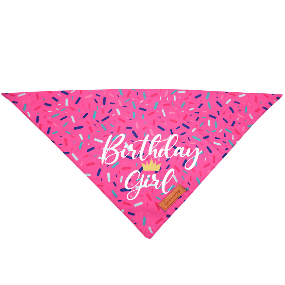 Bandana Realeaf rose, trois tailles pour tous les chiens.