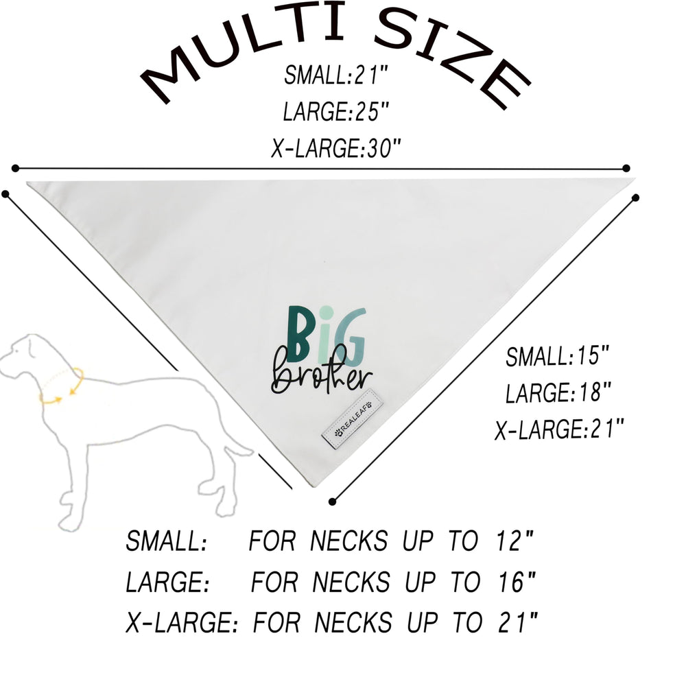 Bandana chien Realeaf annonce bebe – accessoire photo idéal