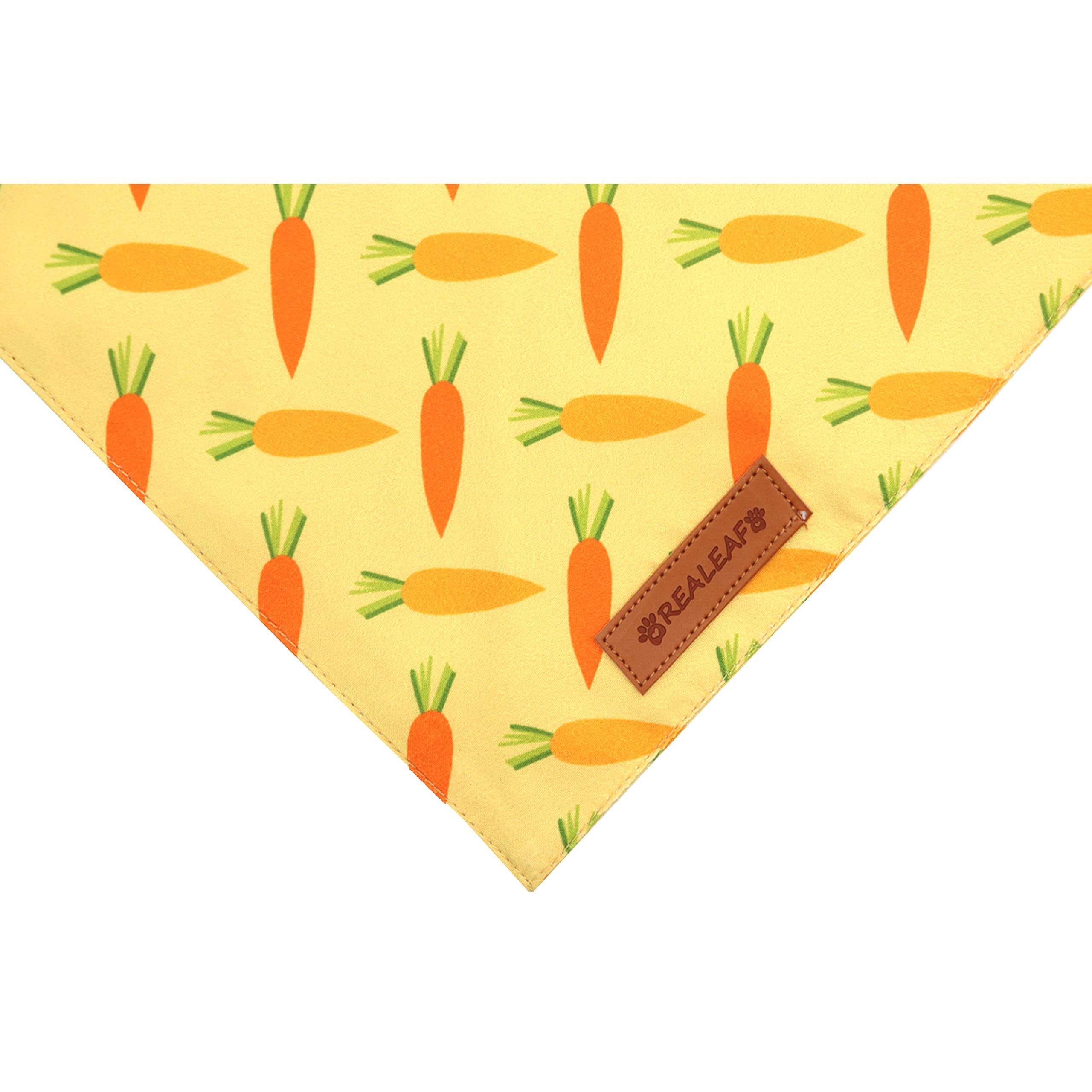 Bandana Realeaf paques motif lapin – charmant pour chiots et chiens.