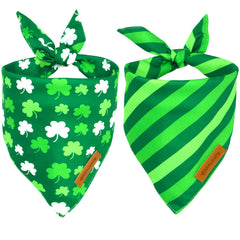Bandana Realeaf Saint-Patrick, design festif, idéal pour les photos et les fêtes