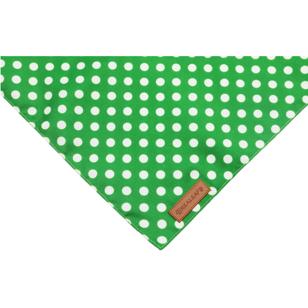 Bandana grand Realeaf Saint-Patrick 16 pouces pour chiens moyens.