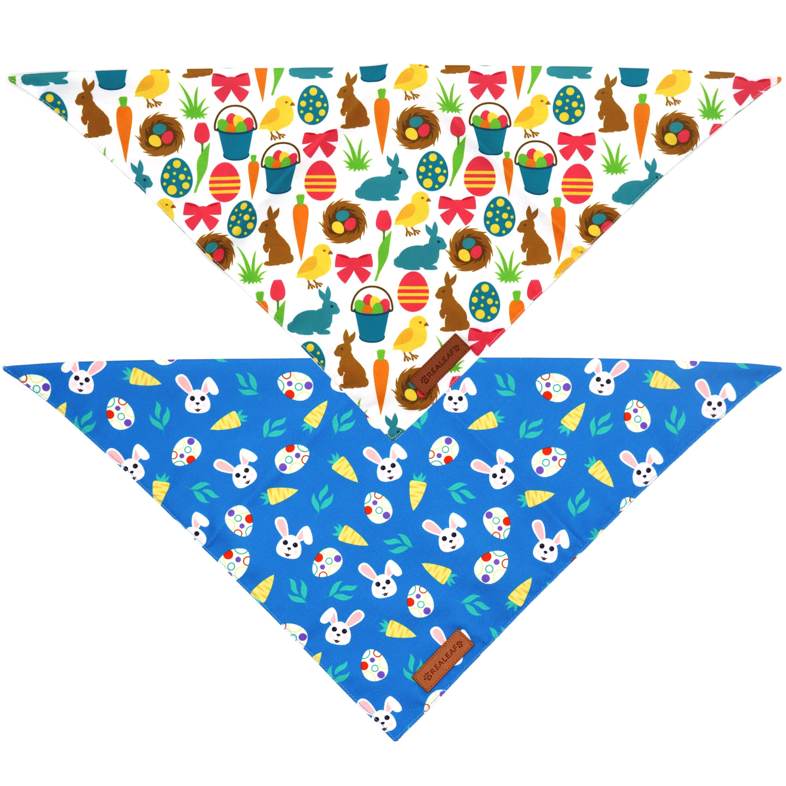 Bandana Realeaf Paques Œufs, design joyeux pour un look de fête.