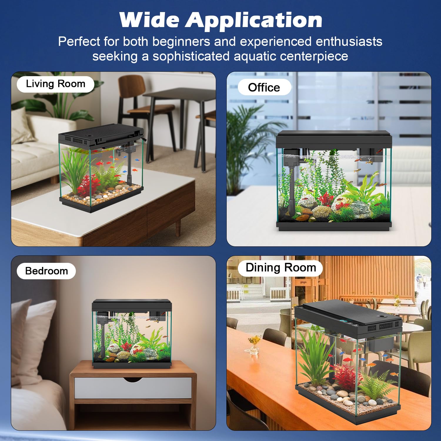 Capacité 9 litres Rechale petit aquarium polyvalent