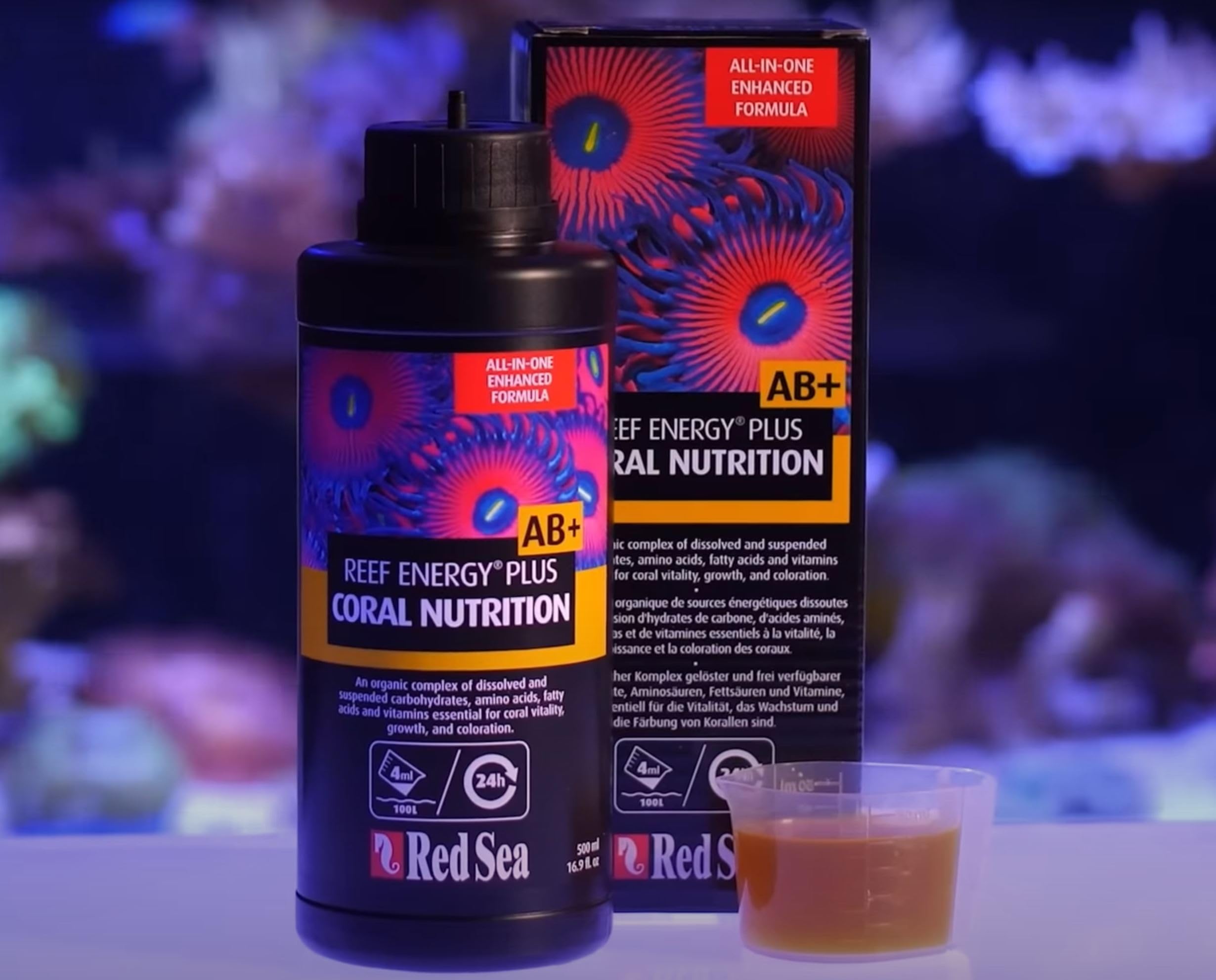 Red Sea Reef Energy Plus – complexe-organique: absorption rapide des nutriments par les coraux.