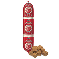 Redbarn Aliments roulés chien boeuf — emballage pratique à emporter.