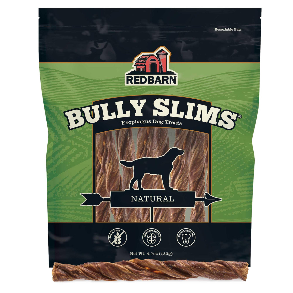 Redbarn Bully Slims emballage pratique, idéal pour les sorties avec chien