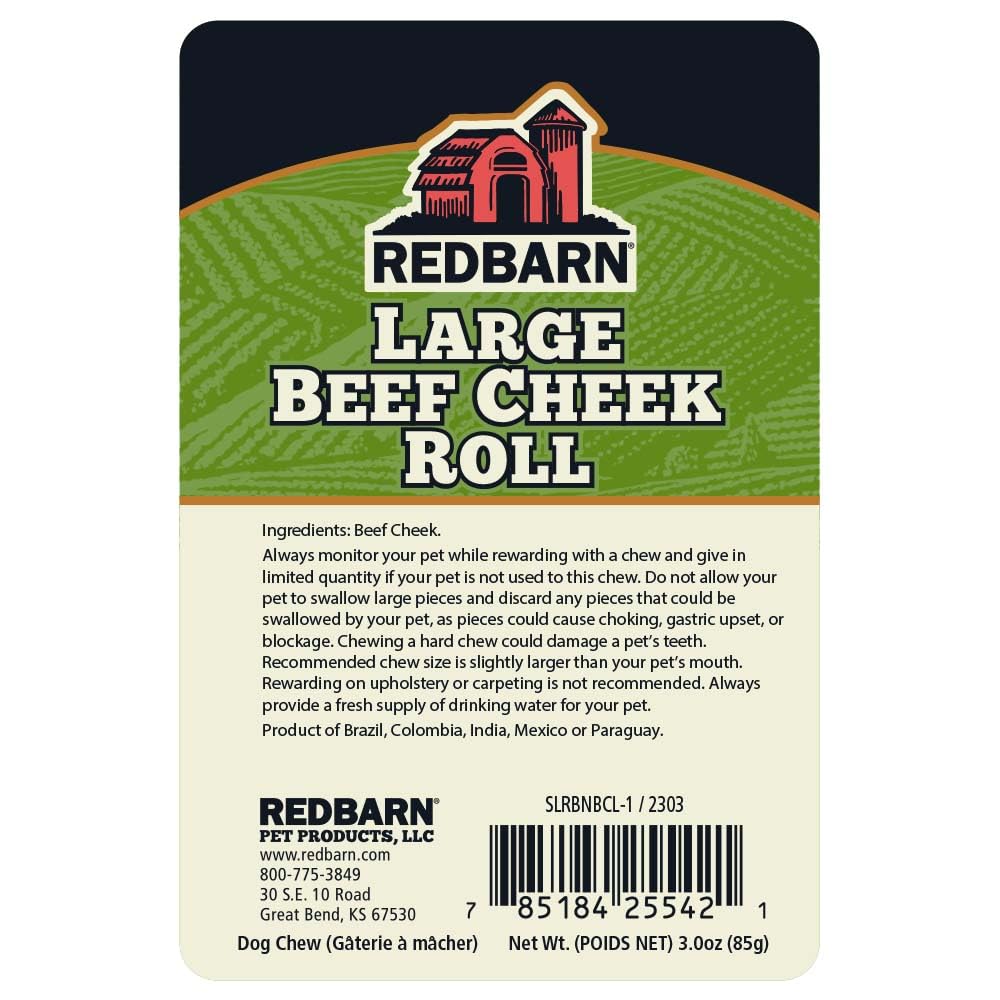 Redbarn Ingrédients naturels, sans additifs ni conservateurs.