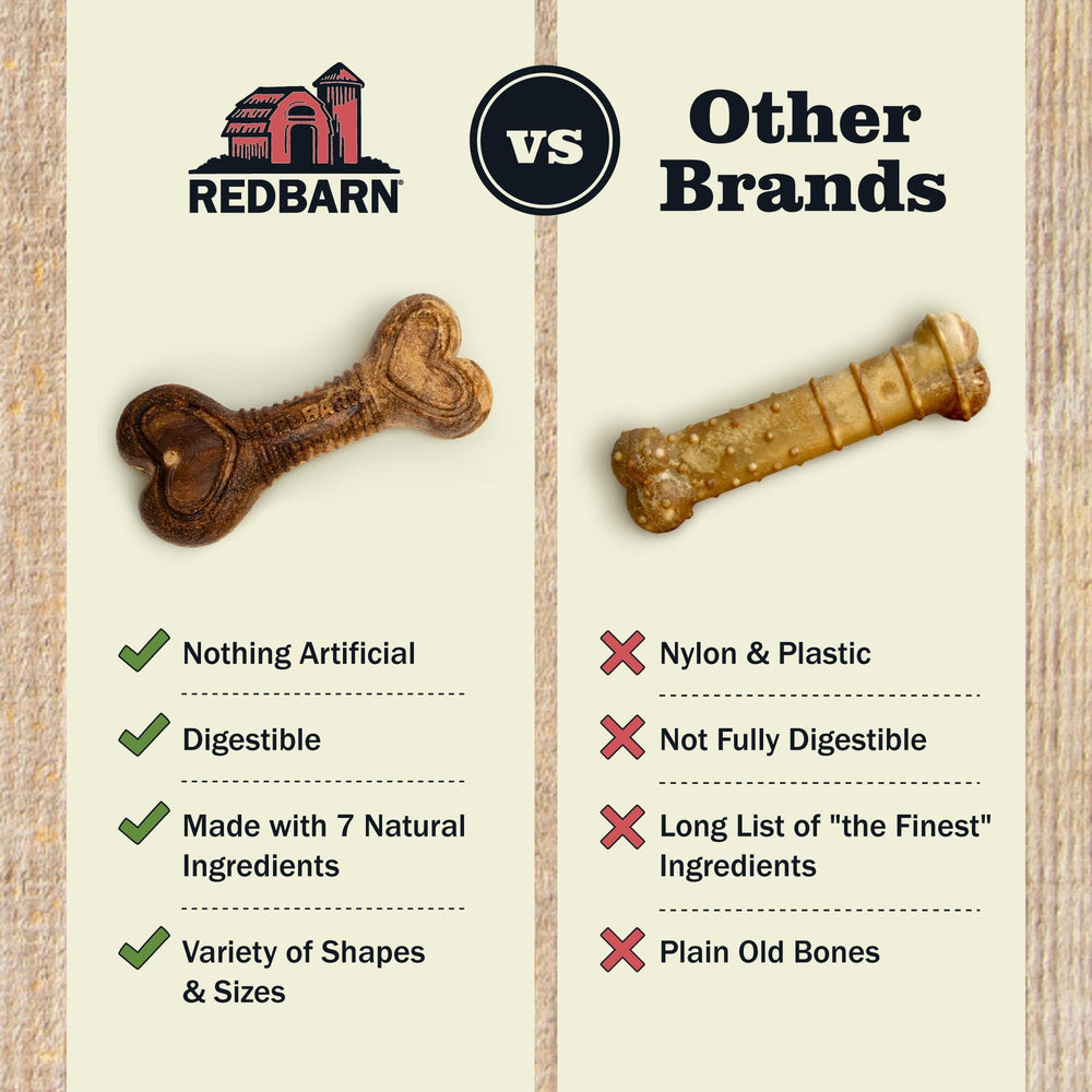 Redbarn Dur-A-Bulls, ingrédients naturels 01, sans artificiels pour une option naturelle.