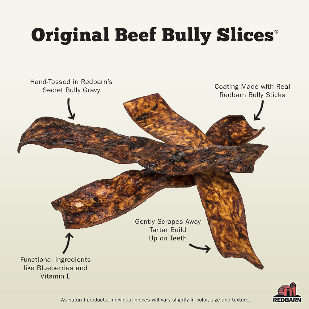 Tranches Bully Slices de 9 oz pour mastication durable chez le chien