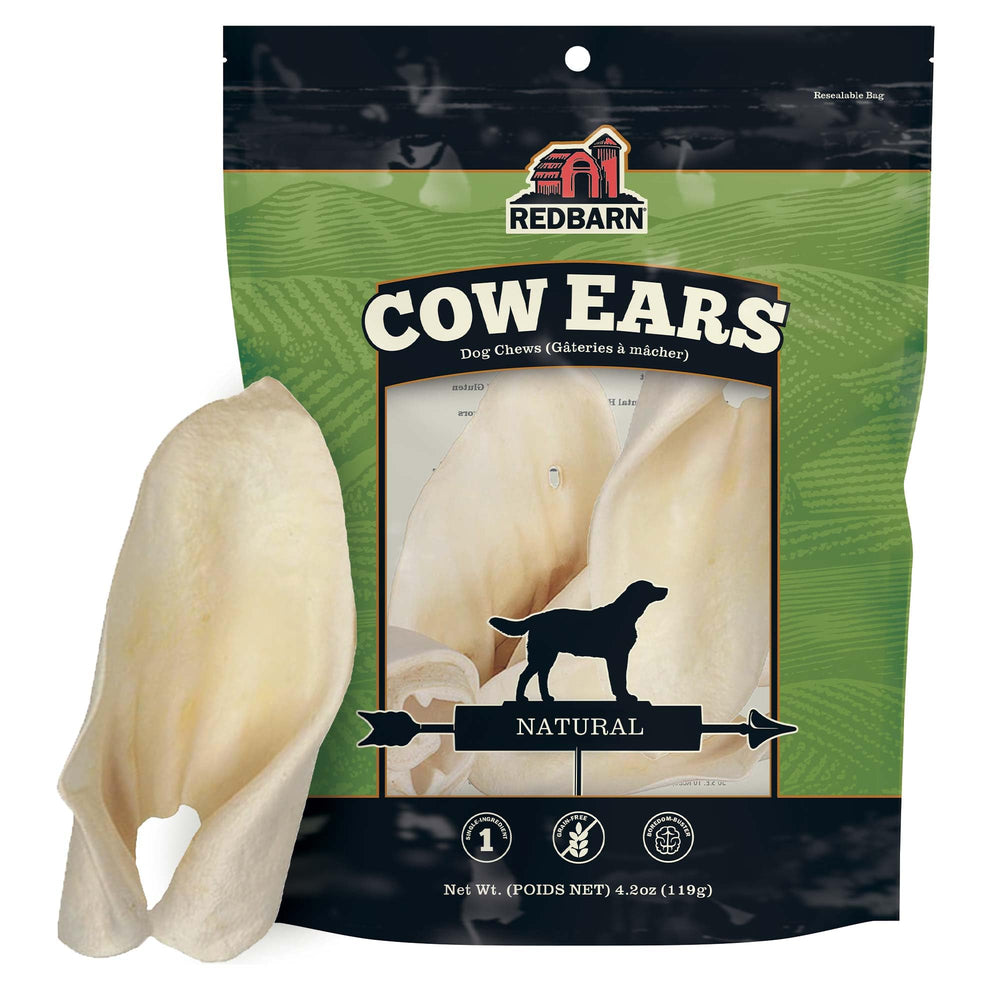 Redbarn Oreilles de Vache Premium — emballage pratique pour réapprovisionnement facile.