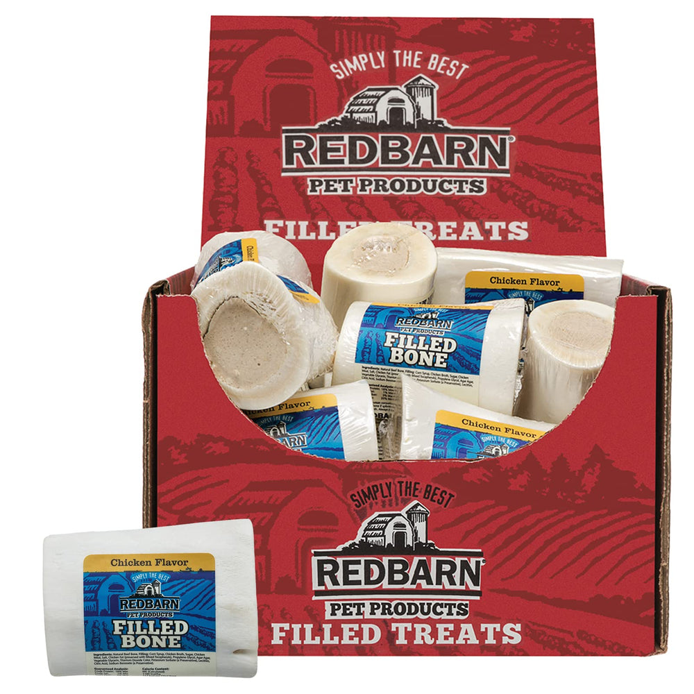 Redbarn os-chien-rempli-naturel : mastication durable et agréable.