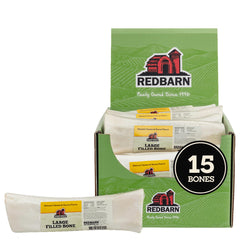 Redbarn os naturel farci pour chien grand format avec fromage et bacon, appétissant et durable