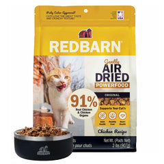 Redbarn Powerfood chat poulet réel, texture croquante appréciée