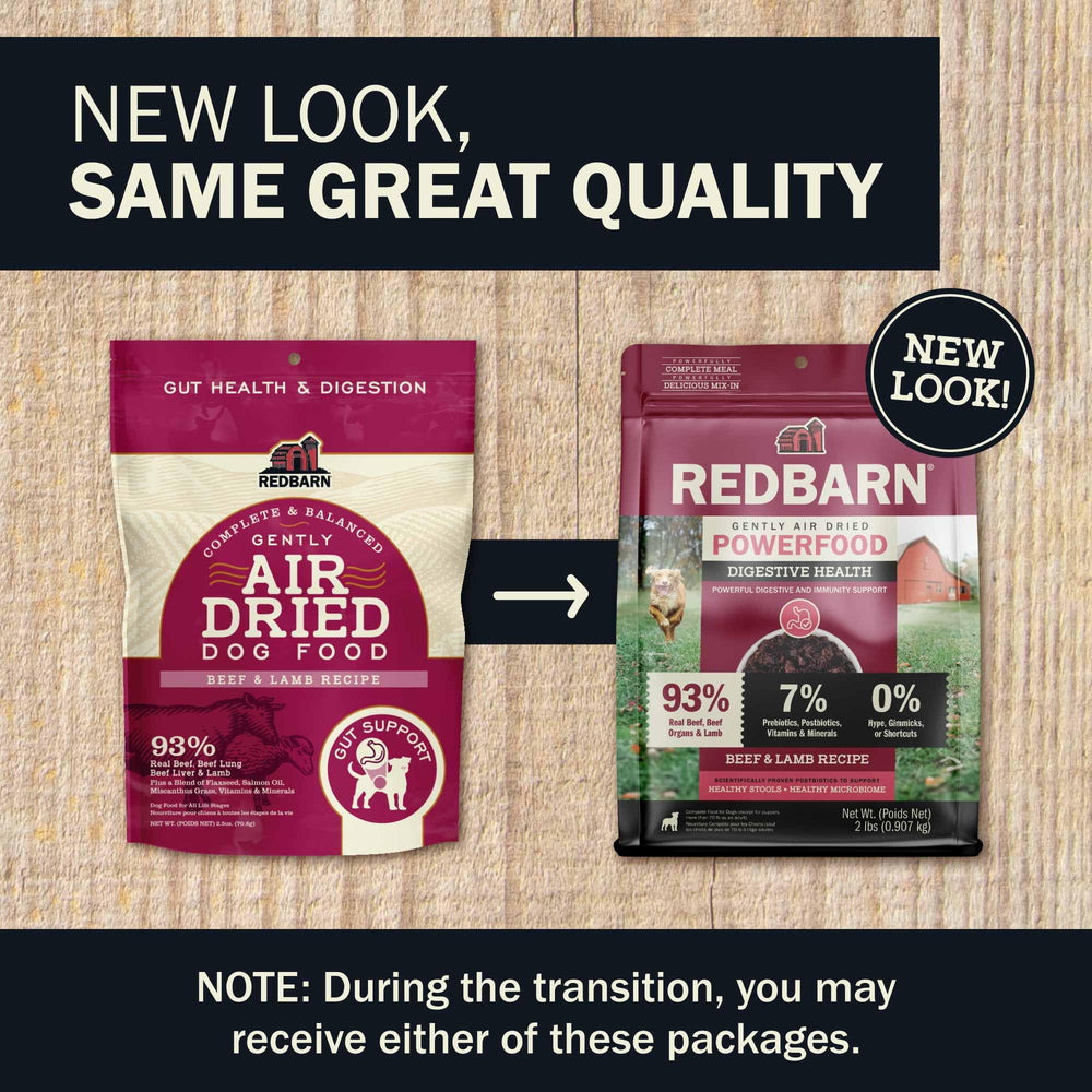 Redbarn Powerfood chien-heureux-mange: expérience gustative plaisante qui favorise l’énergie.