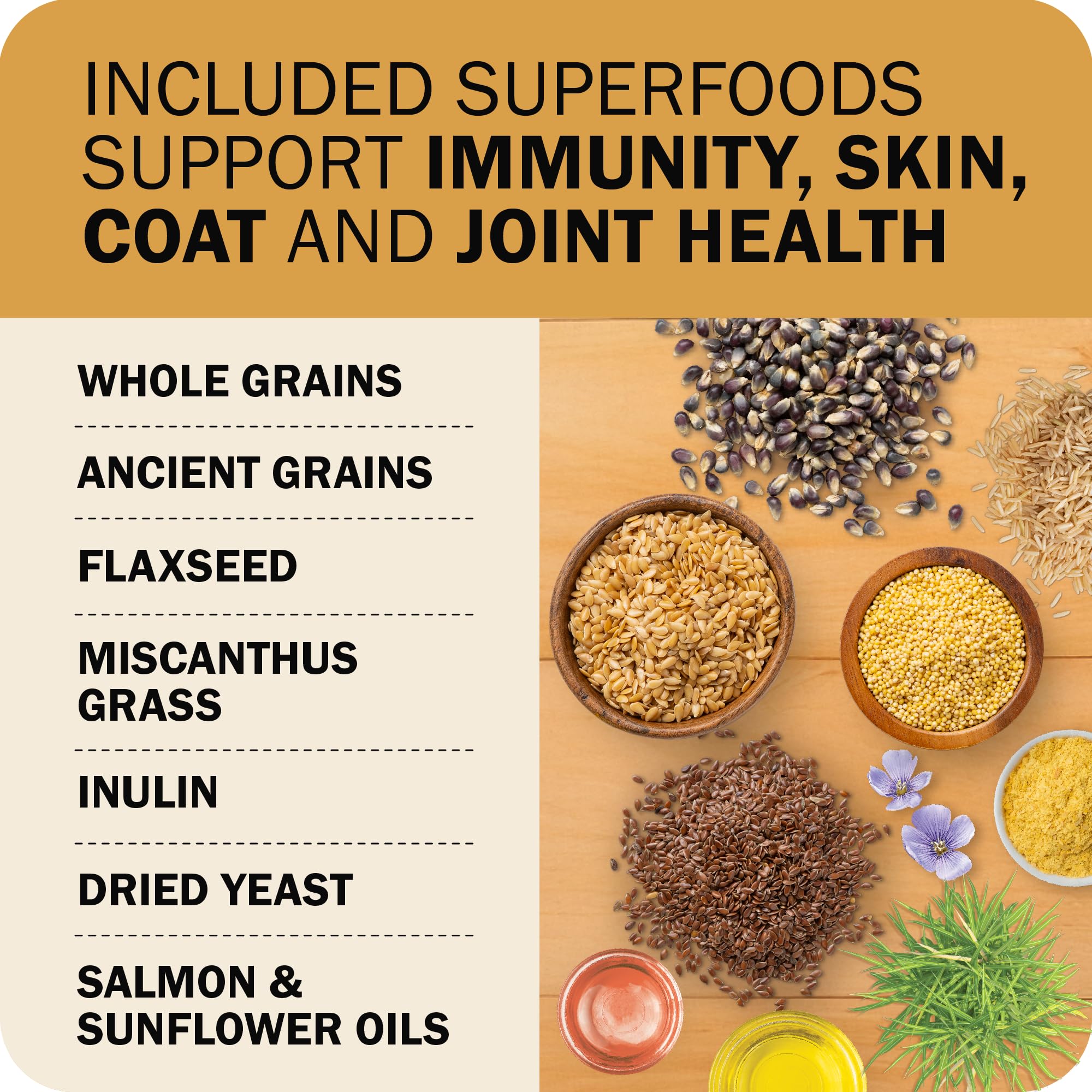 Redbarn Powerfood Fusion : prébiotiques et probiotiques favorisent la digestion et le microbiome.